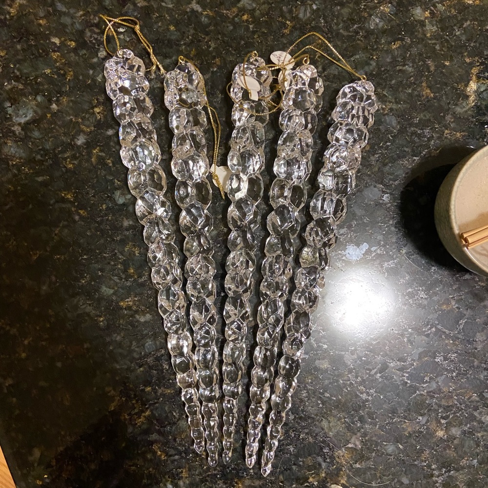 Icicle ornaments